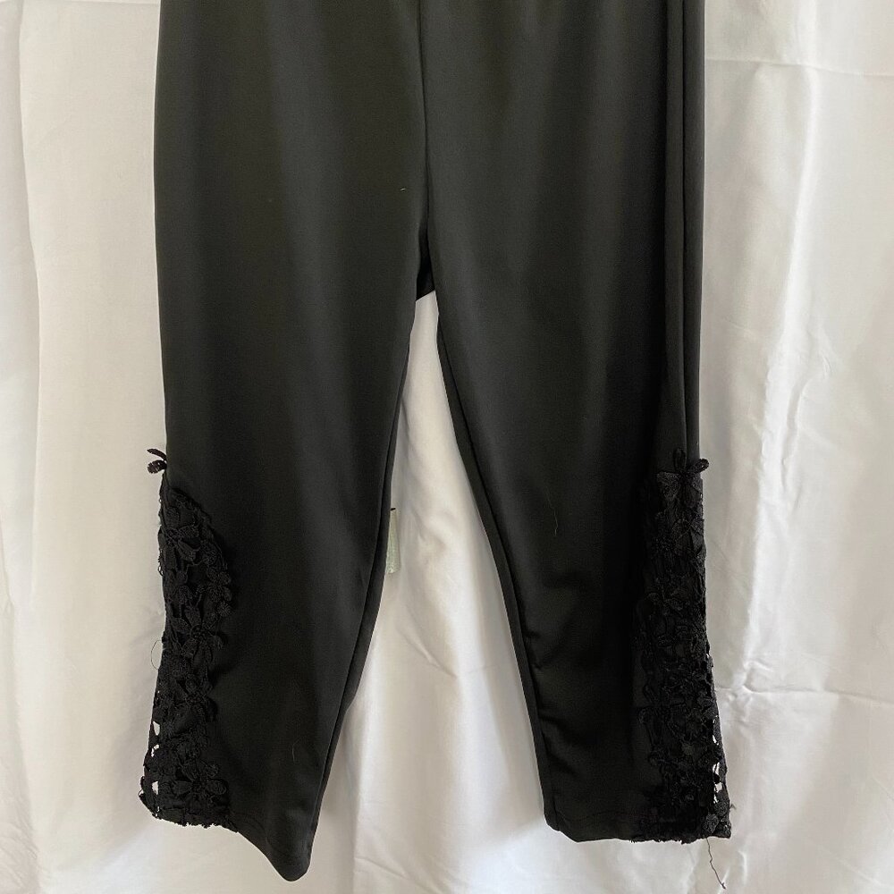 Black Ankle Wide Leg Pants